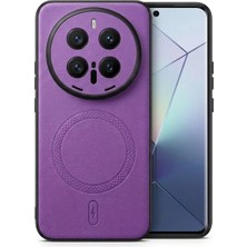 Bovinox Honor Magic 8 Pro Uyumlu Magsafe Özellikli Kamera Korumalı Premium Deri Görünümlü Kılıf