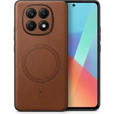 Bovinox Redmi Note 15 Pro 5g Uyumlu Magsafe Özellikli Kamera Korumalı Premium Deri Görünümlü Kılıf