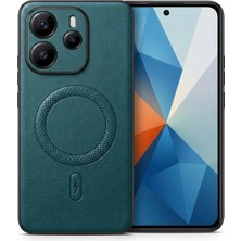 Bovinox Redmi Note 14 Uyumlu Magsafe Özellikli Kamera Korumalı Premium Deri Görünümlü Kılıf