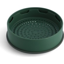 Greenpan Steamy Yeşil 24 cm Buharda Pişirici | 24 cm Tencerelerle Uyumlu | Üst Üste Kullanılabilir |