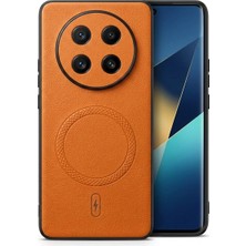 Bovinox Magic 7 Lite Uyumlu Magsafe Özellikli Kamera Korumalı Premium Deri Görünümlü Kılıf