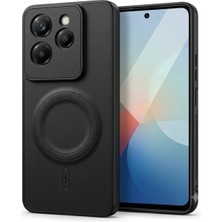 Bovinox Infinix Hot 40 Uyumlu Magsafe Özellikli Kamera Korumalı Premium Deri Görünümlü Kılıf