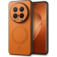 Bovinox Honor Magic 8 Pro Uyumlu Magsafe Özellikli Kamera Korumalı Premium Deri Görünümlü Kılıf