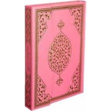 TeknoKapsül Kuranı Kerim Orta Boy Bilgisayar Hatlı Mühürlü Pembe