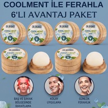 Hmd Bitkisel Coolment Doğal Kristal Mentol Taşı 6 Ad.- Baş, Şakak, Boyun ve Ense Için Ferahlatıcı ve Rahatlatıcı Bakım Taşı (Nane Yağı Özlü)