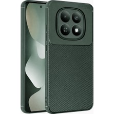 TeknoKapsül Xiaomi Redmi Note 15 4g Auto Focus Karbon Kapak - Koyu Yeşil