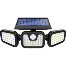 TeknoKapsül MX-W771A Sensörlü 3 Modlu 74 Ledli Solar Aydınlatmalı Duvar Lambası