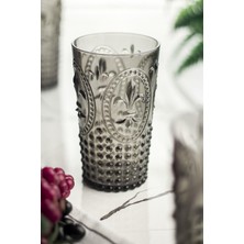 TeknoKapsül Akrilik Füme Tekli Uzun Bardak & Su Meşrubat Bardağı 750 ml (Büyük Boy & Cam Değildir)
