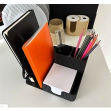 Hei 3D Siyah Masa Oranizeri Notluk-Kalemlik-Defter Standı