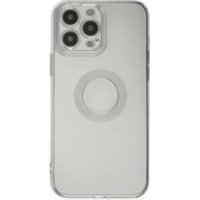 TeknoKapsül Apple iPhone 13 Pro Max Kılıf Santa Lens Silikon - Şeffaf