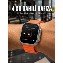 TeknoKapsül Yeni Nesil 3 Kordonlu Kol Saati 49 mm Amoled Ekran Akıllı Saat -