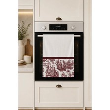 Dekoratif Mutfak Pamuklu Fırın Havlusu Özel Desenli Etnik Model 35X50 cm Yıkanabilir Ürün Adı