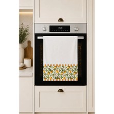 Dekoratif Mutfak Pamuklu Fırın Havlusu Özel Desenli Etnik Model 35X50 cm Yıkanabilir Ürün Adı