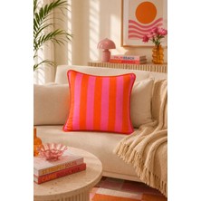 Dijital Baskılı Dekoratif Çift Taraflı Renkli Desen Kırlent Yastık Kılıfı 45X45 cm