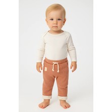 Almira Anne Bebek Erkek Bebek Waflle Kumaş Organik Tek Alt Pantolon