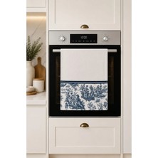 Dekoratif Mutfak Pamuklu Fırın Havlusu Özel Desenli Etnik Model 35X50 cm Yıkanabilir Ürün Adı