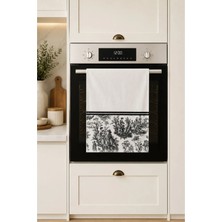 Dekoratif Mutfak Pamuklu Fırın Havlusu Özel Desenli Etnik Model 35X50 cm Yıkanabilir Ürün Adı