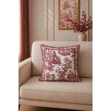 Dijital Baskılı Dekoratif Çift Taraflı Renkli Desen Kırlent Yastık Kılıfı 45X45 cm