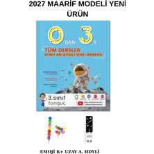 Tonguç 0'dan 3'e Tüm Dersler Konu Anlatımlı Soru Bankası(Emoji K+Uzay A)2027 Maarif M.