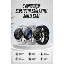 Kentex Akıllı Saat Amoled Ekran Bluetooth Bağlantılı Sesli Görüşme Nabız Ölçer