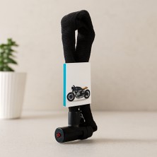 Kentex Zincirli Anahtarlı Motosiklet ve Bisiklet Kilidi 100 cm