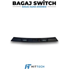 Hittech Land Rover ve Jaguar Uyumlu Çıtalı LED Bagaj Açma Düğmesi Butonu Switch OEM LR020189