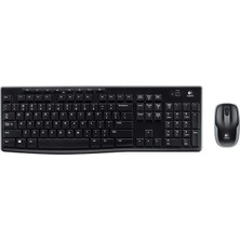 İlk El Grup Logitech MK270 Kablosuz Klavye Set mm Q Tr Siyah