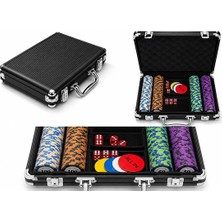 Magicool Deri Çantalı 200 Chip ve 2 Adet Iskambil Kağitına Sahip Poker Oyunu ALK5370