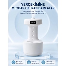 Dekoratif Hava Nemlendirici 800 ml Sessiz Aroma Difüzör Anti Yerçekimi Su Efektli Midastech