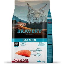 Tahılsız Kısırlaştırılmış Somonlu Yetişkin Kedi Maması 2 kg