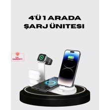 Kablosuz Şarj Istasyonu 4 Cihaz Destekli ve Hızlı Şarjlı Midastech