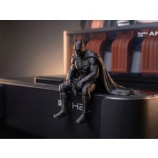 Batman Figür, 3D Baskı Batman Biblosu 7cm Kitaplık - Gamer Dekorasyonu Batman Figürü