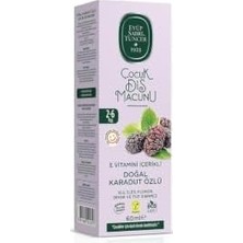 TeknoKapsül Doğal Karadut Özlü Çocuk Diş Macunu 60ML