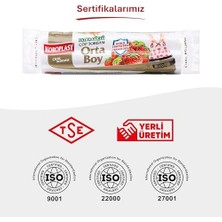TeknoKapsül Çilek Kokulu Orta Boy Büzgülü Çöp Poşeti 15'li 55X60 Cm, Kolay Bağlanır Kokulu Büzgülü Orta Boy Çöp Torbası, Sızdırmaz, Yırtılmaz, Geri Dönüştürülebilir Atık Torbası, Ekstra Güçlü Çöp Poşeti