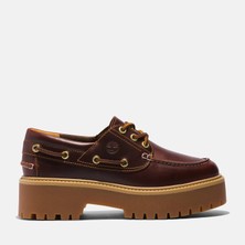Timberland Stone Street Boat Shoe Kadin Koyu Kahverengi Günlük Ayakkabı TB0A2QDMD571