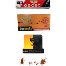 Deepest 6'lı Tablet/ofgard Jel 5gr-Rex Jel 20GR Hamamböceği ve Karınca Ilaçları
