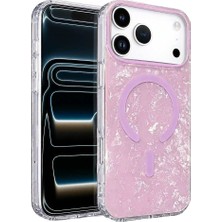 Evimdeyokyok Onegif Apple Iphone 17 Pro Mila Dalgalı Magsafe Kapak - Lila