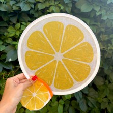 Nes Design Limon Desenli Yelpaze