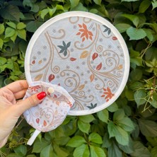 Nes Design Yaprak Desenli Yelpaze