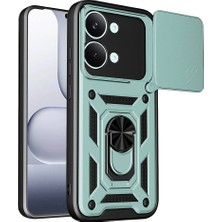 Evimdeyokyok Xiaomi Poco X8 Pro Max Pars Lens Yüzüklü Silikon - Yeşil