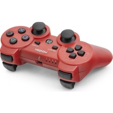 Evimdeyokyok Bluetooth Gamepad Oyun Kolu Ps3 Uyumlu Kırmızı ND600B