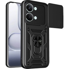 Evimdeyokyok Xiaomi Poco X8 Pro Max Pars Lens Yüzüklü Silikon - Siyah
