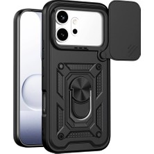 Evimdeyokyok Huawei Honor 600 Pars Lens Yüzüklü Silikon - Siyah