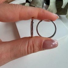Nes Design 14K Özel Seri Ince Halka Küpe