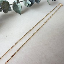 Nes Design 14K Özel Seri Şık Zincir Kolye (45 Cm)