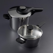 1001 Prime Master 4+6 Litre Düdüklü Tencere Seti