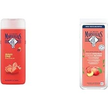 1001 Duş Jeli Organik Akdeniz Çileği (400 Ml)+Le Petit Marseillais Duş Jeli Şeftali ve Nektarin (400