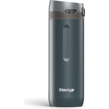 1001 4 Action Trigger-Control Çelik Termos 500 ml Dark Navy ST-227