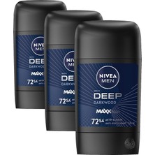 1001 Erkek Stick Deodorant Deep Dimension 50 Ml,72 Saat Ter ve Ter Kokusuna Karşı Anti Perspirant Korum