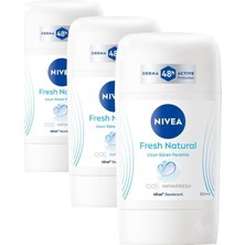 1001 Kadın Stick Deodorant Fresh Natural 50ML, Ter Kokusuna Karşı 48 Saat Koruma, Uzun Süren Ferahlı
